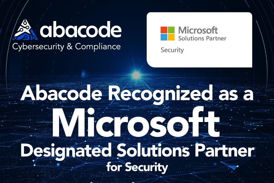 Abacode Recognized as a Microsoft Designated Solutions Partner for Security